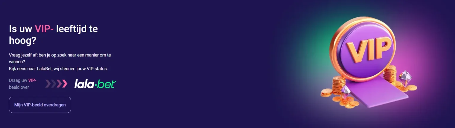 Lalabet Casino VIP-programma voor loyale spelers en high rollers