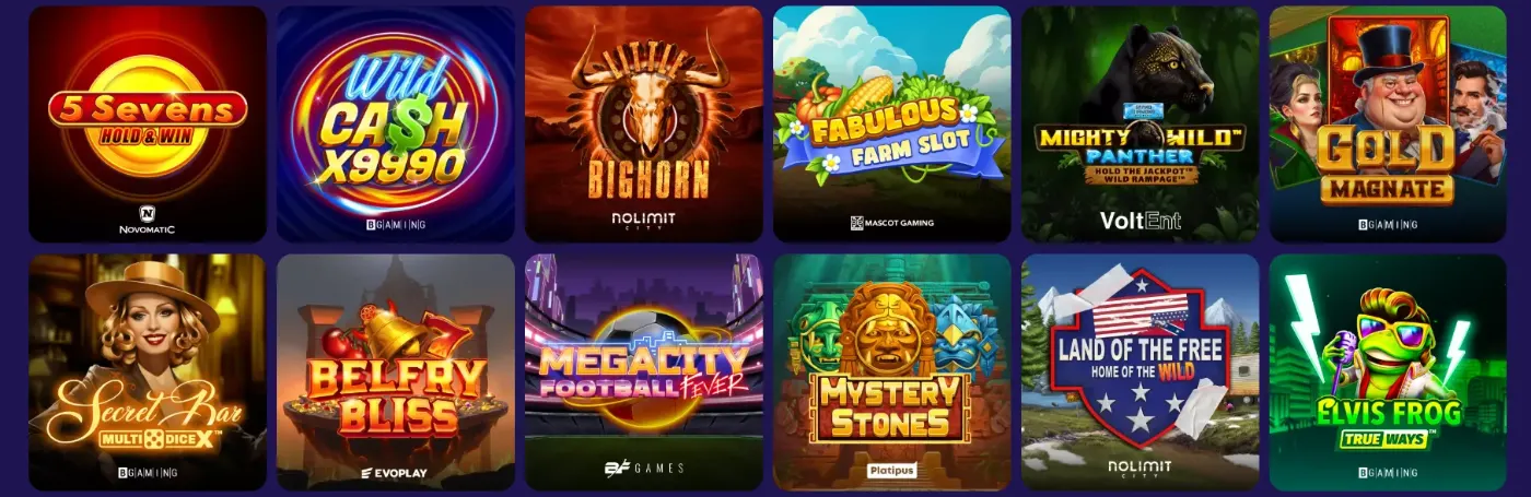 Populaire online gokkasten en video slots bij Lalabet